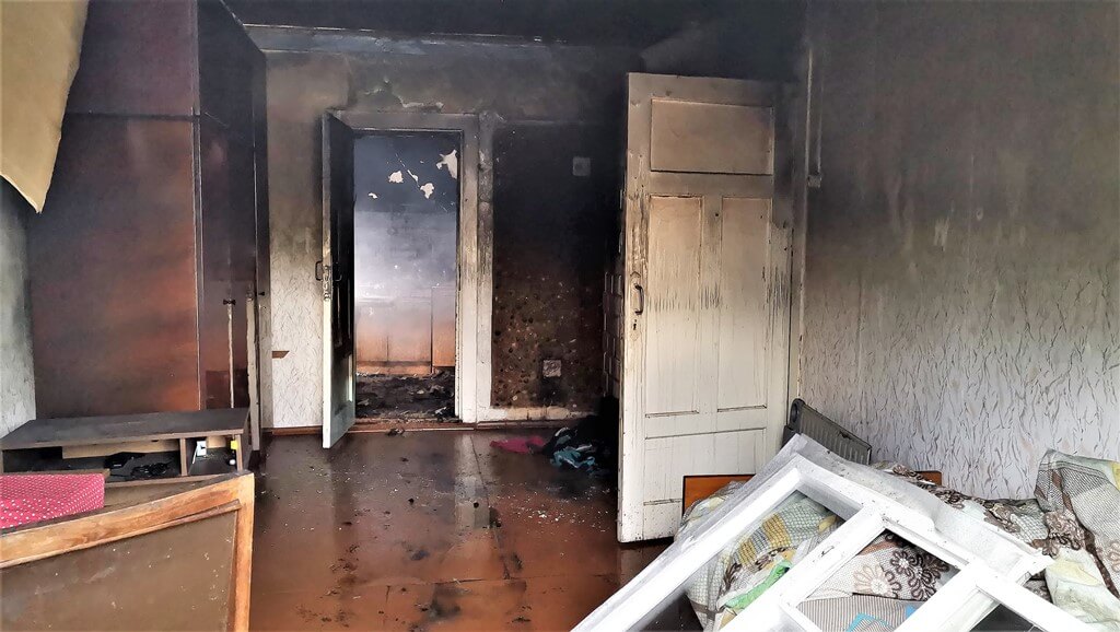 Пожар дом Молчадь Барановичский район